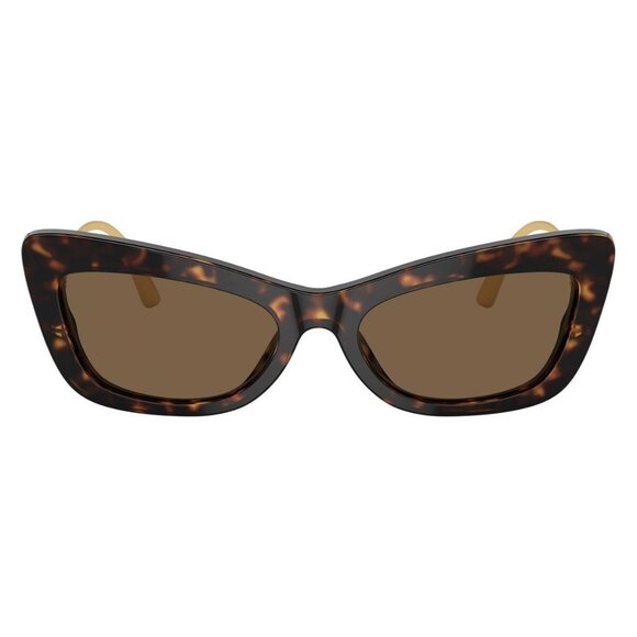 New A2669Z New Dolce & Gabbana Havana Cat Eye DG4467B 502/73 Sunglasses Women Wo - Picture 2 of 6